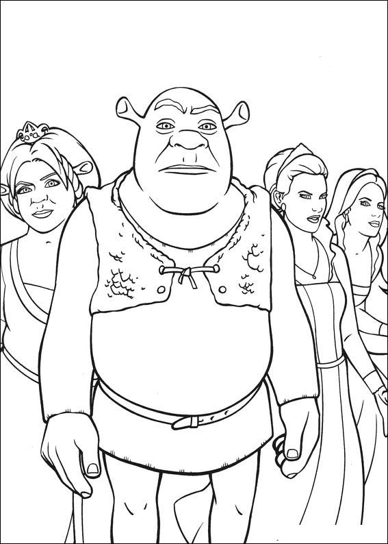Kids-n-fun.com | Coloring page Shrek the Third Shrek the Third
